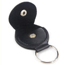 New Guitar Picks Holder Case Keychain Black Leather Plectrum Case Bag 1X GiftLJ
