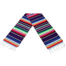 Mexican Serape Table Runner Fringe Cotton Tablecloth Fiesta Party Dinner De