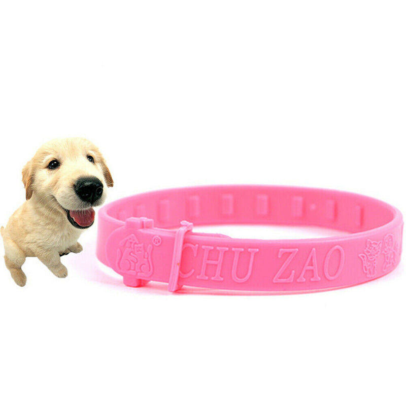 1pc Cute Pet Collar Protection Ring F. Cat Kitten Pink Anti Flea Tick Mite Louse