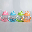 320ml Baby Bottle Kids Cup Silicone Children Training Cups Cute Baby Drinki N3D2