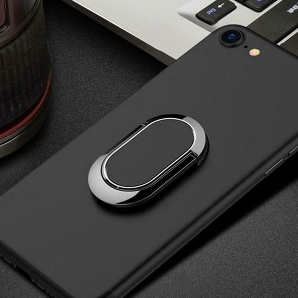 Magnet Metal Phone Socket Stand 360 Rotation Mobile Tablet Finger Ring Bracket