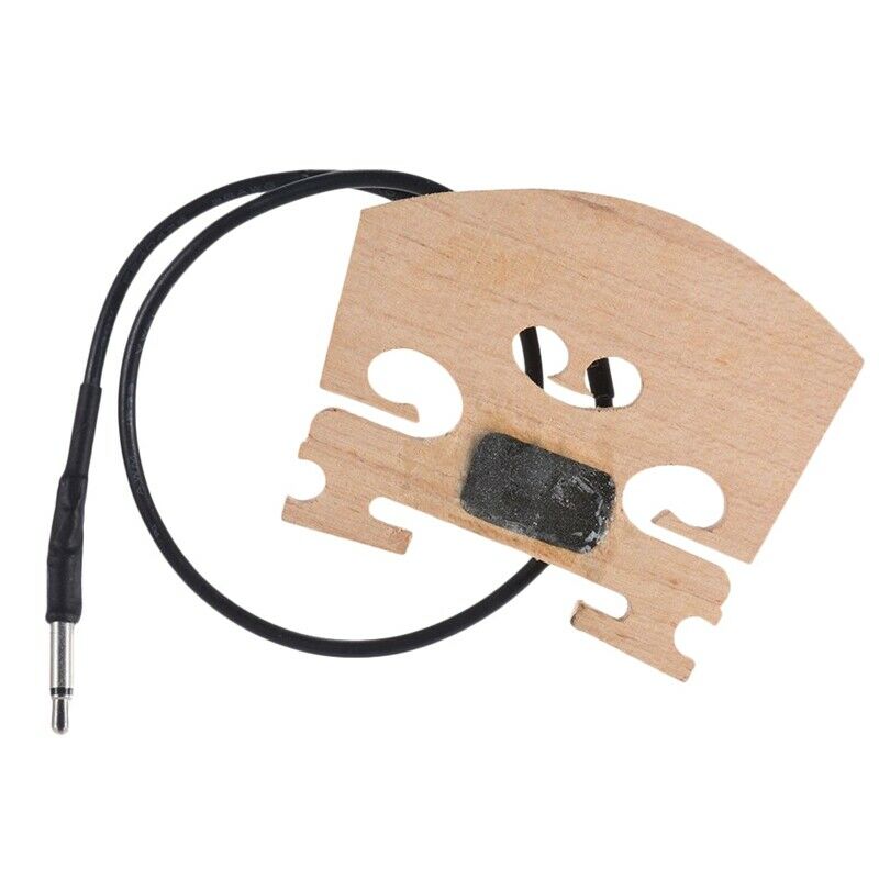 Violin Bridge With Internally Mounted Piezo Pickup For 4/4 Full Size Electr Y7L5