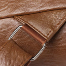 Women's Fashion Casual Party Personality Shoulder Leather Backpack Brown