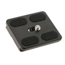 PU-50 Quick Release Plate Metal QR Clamp with 1/4'' Adapter for Manfrotto Arca
