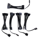 15pin SATA 1 Male To 5 Female Splitter Hard Drive HDD SSD Power Adapter Cabl Ew