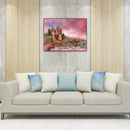 5D Full Round Drill Diamond Painting DIY Fantasy Castle Rhinestone Picture