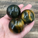 Natural Tiger's eye stone quartz Sphere crystal ball rock Healing 30-40mm