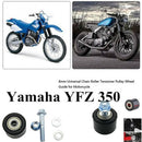 1Pcs 8mm Black Motorcycle Chain Roller Slider Tensioner Wheel Guide OZ