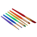 6 pcs Painting brush Fondant dusting tool set for sugar cake Powder sugar D K1A9