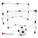 2 Sets Detachable Diy Portable Children Sports Soccer Goals Practice Scrimm