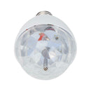 E27 RGB LED Bulb 3W Rotating Crystal Magic Ball Stage Party DJ Disco Light A