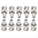 10pcs/Set BNC Male To RCA AV Female Coaxial Connector Adapter For CCTV Camera