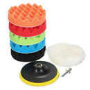 8Pcs/Set Car Sponge Polishing Pad Set 5 Inch Buffing Waxing Pad For Boat Ca W7I6