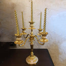 6pcs Taper Twisted Spiral Long Candles for Dinner Dining Table Wedding Decor