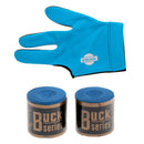Man Woman Elastic 3 Finger Left Hand Gloves for Billiard Pool Snooker Cue + 2