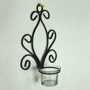 Set of Two, Iron Wall Sconce, Tea Light Candle Sconces, High. Perfect Gift  Q6L8