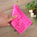 Cute Ocean World Silicone Mould Cake Decoration Embosser Fondant Chocolate