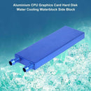 120x40x12mm Aluminium CPU Graphics Card Hard Disk Water Cooling Waterblock
