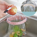 Kitchen organize storage rack dish drainer garbage bag trash bags holder hook Nw