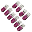 10x Purple T10 501 W5W 3W Car Interior Dashboard Dash Panel Gauge Lights Bulbs