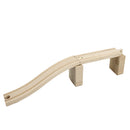 1 Pcs Wooden Train Big S Track Railway Accessories Compatible All Major BrandsLJ