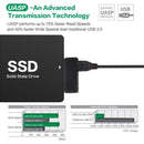 External Hard Drive 5Gbps USB 3.0 to SATA Adapter Wire for 2.5/3.5 inch HDD