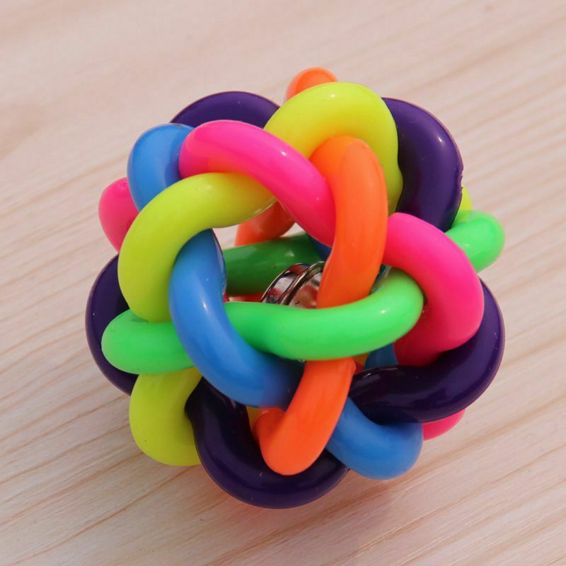 Woven ball, natural rubber, Dia. 10 cm, for dog