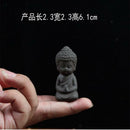 Buddha Statue Monk Tea Pet for Tea Room Exquisite Handmade Ornament