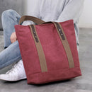 Canvas Tote Bag Shoulder Bag Large Capacity Leisure Travel Anti-Theft Fashi
