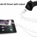 Remax Car 4.2A Mobile Phone Fast Charging 3 Usb Car Battery Tablet Adapter UN7C6