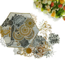 60pcs nightingale and rose gilding stickers decor diy diary planner.LJ