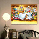 5D DIY Full Drill Diamond Painting Cute Family Cross Stitch Embroidery Kits