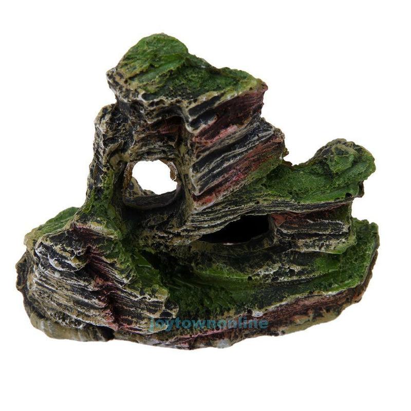 Mountain View Aquarium Rockery Hiding Cave Tree Fish Tank Ornament Decoration