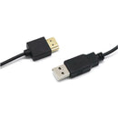 HDMI Male to Male Plug Adapter with USB 2.0 Connector Power Charger Cable