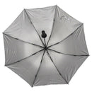 Portable Creative Fashion Three Folding Wine Bottle Sun-rain Umbrella(Black Q8Y1
