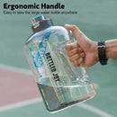 3.78L BPA Free Sports Water Bottle Leak-Proof Water Jug for Camp Workouts