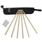 Drum Set Accessories 6Pcs Nylon Drum Sticks + 6Pcs Drum Damper Gel Pads Muf