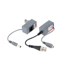 1 Pair Coax BNC Video DC Power RCA Audio Balun Transceiver to CAT5e 6