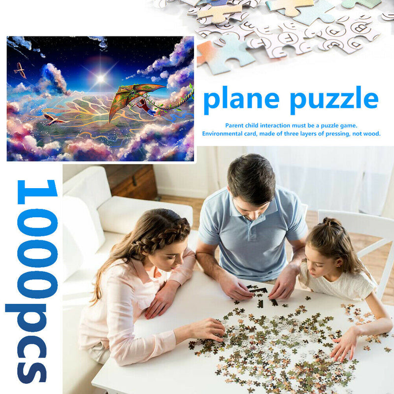 1000pcs DIY Flying Kite Boy Jigsaw Children Adults Puzzle Room Decoration
