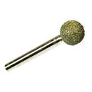 6pcs Round Head Grinding Bit Diamond Mounted Point 46 Grit 6/8/10/12/14/16mm