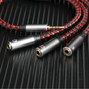 3.5mm Male to 3 Female Audio Extension Cable For Phone Laptop Tablet MP3 Adapter