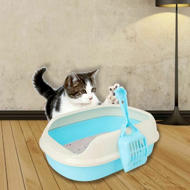 Toilet Bedpan Cat Litter Box Cat Dog Tray Toilet Supply Teddy Anti-Splash P M2U4