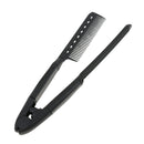 Hot Hair Straightener Comb V Type Hairdressing Styling Tool Salon Beauty