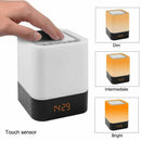 Touch-Control Bedside Lamp with Wireless Bluetooth Speaker, Table Alarm Clo