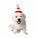 Christmas Cute Set Cat Puppy Red Hat With Muffler Fashion Gift stripe