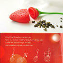 Cute Silicone Tea Strainer Strawberry Shape Tea Leaf Coffee Filter Infuser