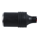 Car Charger Power Cigarette Lighter Female Socket Black w 26cm Cable