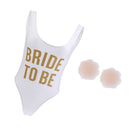 Swimwear One-Piece Wedding Bridal Party M Silicone Nipple Covers