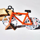 3Pieces Bicycle Pizza Cutter Bike Roller Pizza Slicer Kitchen Pizza Cutter