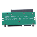 1.8" Micro SATA MSATA TO 7+9 2.5" SATA Adapter Converter Card Connector 3.3V JR